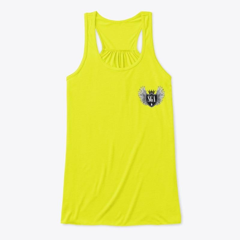 BLACK/WHITE SGA CREST TANK