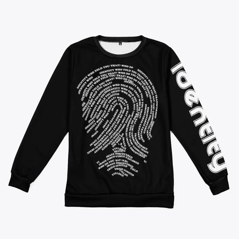 iDENTITY CREWNECK SWEATSHIRT blk